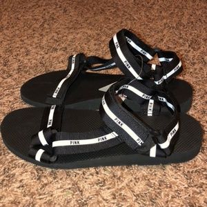 PINK Victoria’s Secret Velcro Sandals (L)